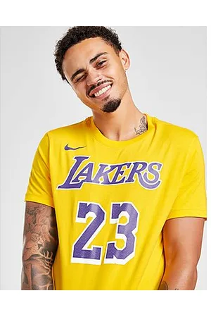 Black Nike NBA LA Lakers Athletic Logo T-Shirt - JD Sports