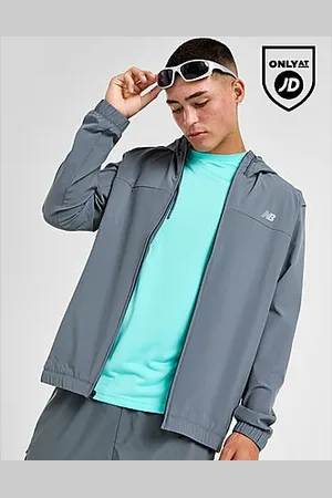 New Balance Chaqueta de Chándal con capucha Zip Woven