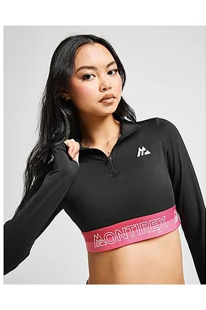 MONTIREX Camiseta 1/4 Zip Icon Crop