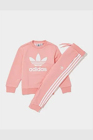 adidas Conjunto sudadera cuello redondo y pantalón Adicolor