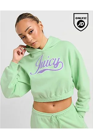 Juicy Couture Sudadera con capucha Script Boucle Logo