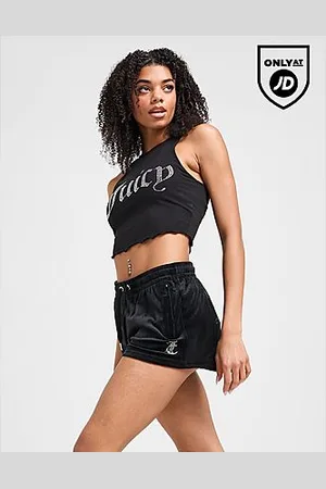 Juicy Couture Pantalón Corto Diamante JC Logo