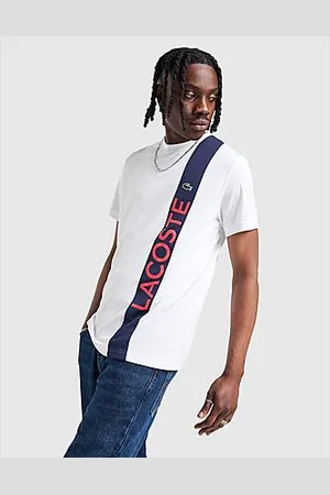 Lacoste Camiseta Vertical Colour Block Wordmark