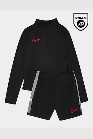 Nike Conjunto de camiseta/pantalón Corto Academy 1/4 Zip Infantil