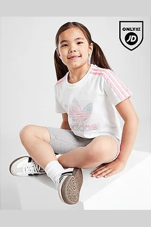 adidas Conjunto Camiseta/Pantalón Corto Infantil Trefoil All Over Print