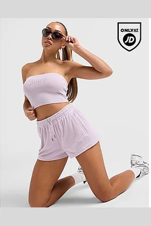 Juicy Couture Pantalón Corto Diamante JC Logo