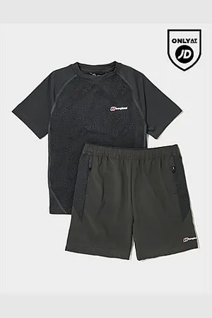 Berghaus Conjunto camiseta/pantalón corto All Over Print Grid Infantil