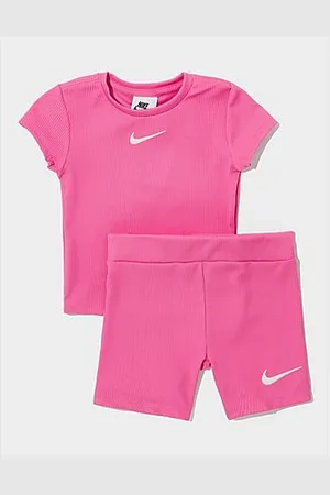 Nike Conjunto camiseta/pantalón corto Ribbed Crew Girls