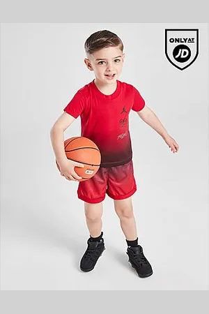 Jordan Conjunto Camiseta/Pantalón Corto Jumpman Shot para bebé