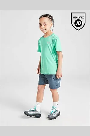 Under Armour Conjunto Camiseta/Pantalón Corto Cargo Woven UA Tech Infantil