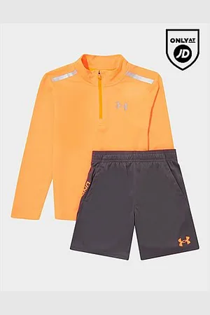Under Armour Conjunto de camiseta/pantalón Corto Tech Twist 1/4 Zip Infantil