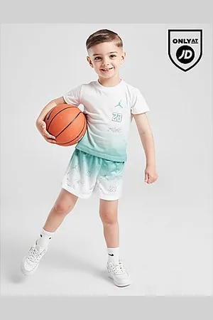 Jordan Conjunto Camiseta/Pantalón Corto Jumpman Shot para bebé