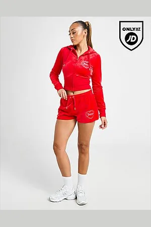 Juicy Couture Pantalón Corto Diamante Heart Logo