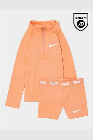 Nike Conjunto Pacer 1/4 Zip Camiseta/Pantalón Corto Girls