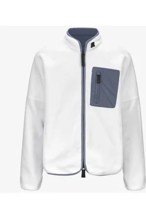 K-Way BESSANS - Forro polar - Chaqueta - Hombre BLANCO G-GRIS AZUL AVIO