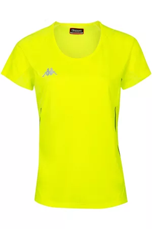 Kappa Infantil Camisetas - Camiseta de juego Running Fania Amarillo Niños