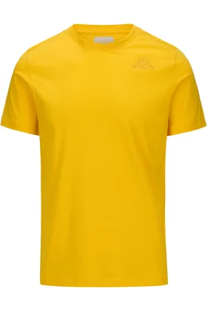 Kappa Logo Korpo Cafers Slim - T-Shirt Top - Amarillo - Niños - 8Y