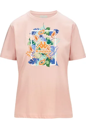 Kappa Logo Frienda - T-Shirt Top - Pink Peachskin - Mujer - S
