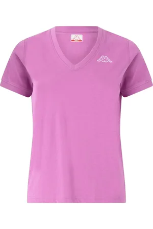 Kappa Logo Cabou - T-Shirt Top - Violeta - Mujer - S