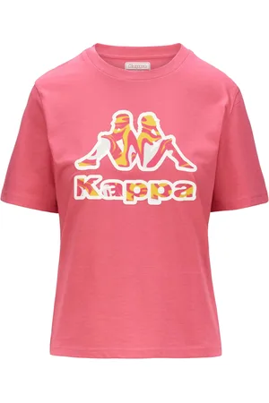 Kappa Logo Fiora - T-Shirt Top - Pink Fandango - Mujer - S