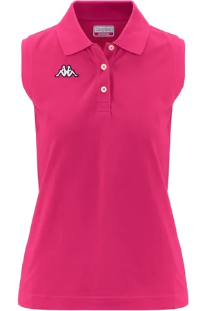 Kappa Logo Tennis Wws Slim - Ropa Deportiva - Camiseta Deportiva - Pink Intense - Mujer - XS