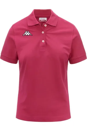 Kappa Logo Sharas Wss - Ropa Deportiva - Camiseta Deportiva - Pink Intense - Mujer - XS