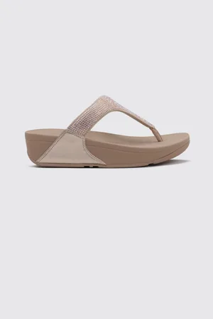 FitFlop LULU CRYSTAL EM BELLISHE D TOE - P OST SANDALS 36