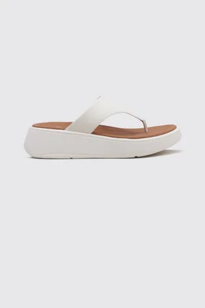 FitFlop F-MODE LEATHERFLATFORM TOE - POST SANDALS 36