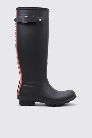 Hunter ORIGINAL TALL TRI COLOUR LOGO BACKSTRAP 36