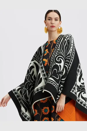 La DoubleJ Reversible Poncho - Mujer Abrigos Y Chanquetas One Size