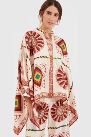 La DoubleJ Foulard Shirt (placed) - Mujer Camisas Y Tops M