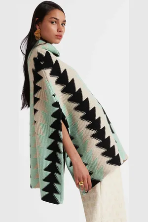 La DoubleJ Trine Cape - Mujer Prendas De Punto L/xl