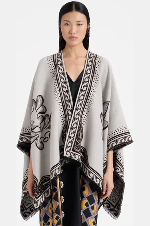 La DoubleJ Poncho - Mujer Abrigos Y Chanquetas One Size