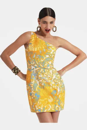 La DoubleJ Bold Shoulder Mini Dress - Mujer Vestidos L