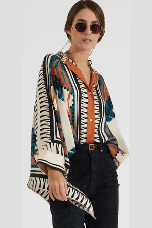 La DoubleJ Foulard Shirt (placée) - Mujer Camisas Y Tops S