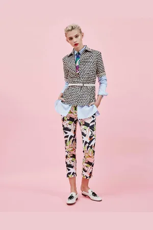 La DoubleJ Embroidered Clerk Shirt - Mujer Ldj Archive S