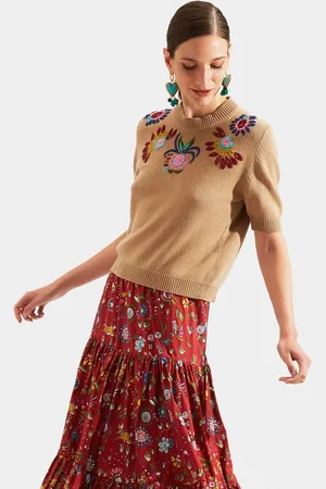 La DoubleJ Cropped Knit Top - Mujer Ldj Archive Xl