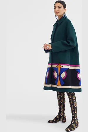 La DoubleJ Boxy Coat Intarsia - Mujer Abrigos Y Chanquetas L