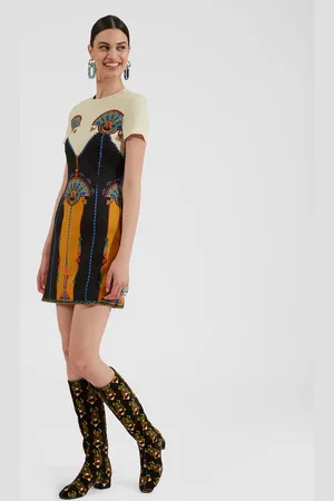 La DoubleJ Tgif Short Sleeve Dress - Mujer Ldj Archive L