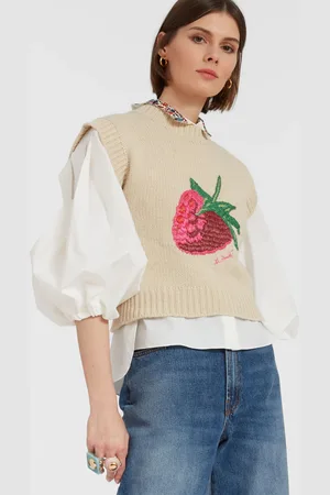 La DoubleJ Lampone Vest - Mujer Prendas De Punto M
