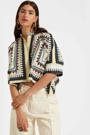 La DoubleJ Mini Foulard Shirt - Mujer Ldj Archive L