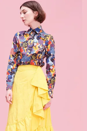 La DoubleJ Voile Shirt - Mujer Ldj Archive Xs