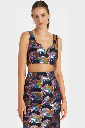 La DoubleJ Baia Crop Top - Mujer Ldj Archive L