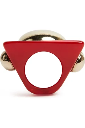 La DoubleJ Hathor Square Ring - Mujer Bisutería One Size
