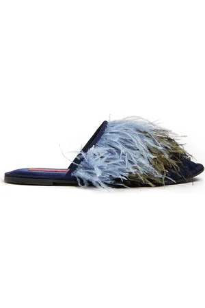 La DoubleJ Feather Slipper (with Feathers) - Mujer Zapatos Xs