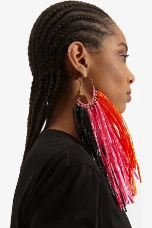La DoubleJ Fringe Earrings - Mujer Bisutería One Size
