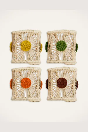 La DoubleJ Napkin Rings Set Of 4 - Mujer One Size