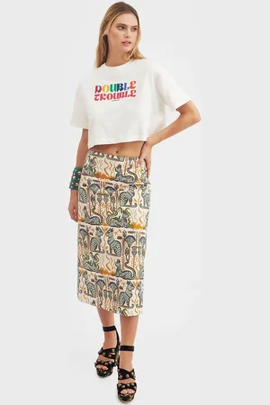 La DoubleJ Discman Tee - Mujer Ldj Archive L