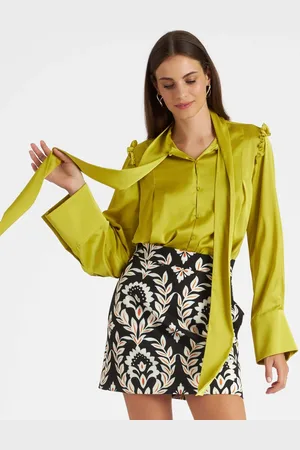 La DoubleJ Ascot Shirt - Mujer Ldj Archive L