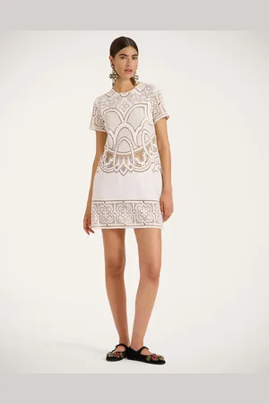 La DoubleJ Lacey Mini Swing Dress - Mujer Vestidos M